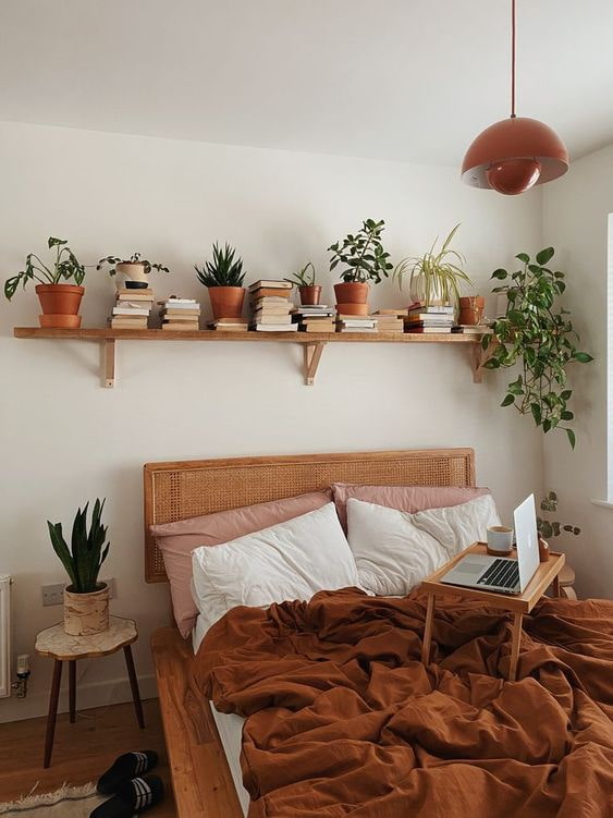 Schlafzimmer im Öko-Stil