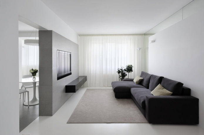 Minimalismus im Wohnzimmer