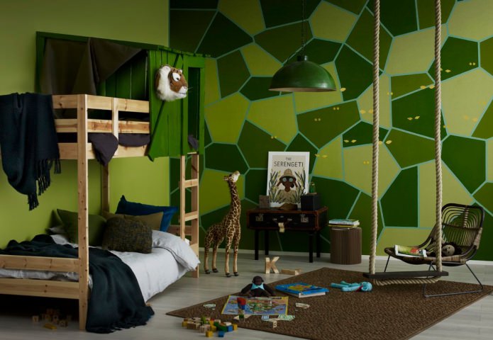Kinderzimmer im Safari-Stil