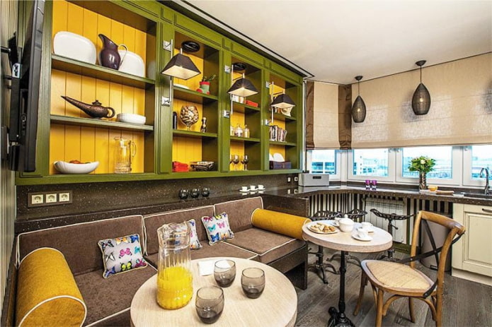 Küche im Café-Stil
