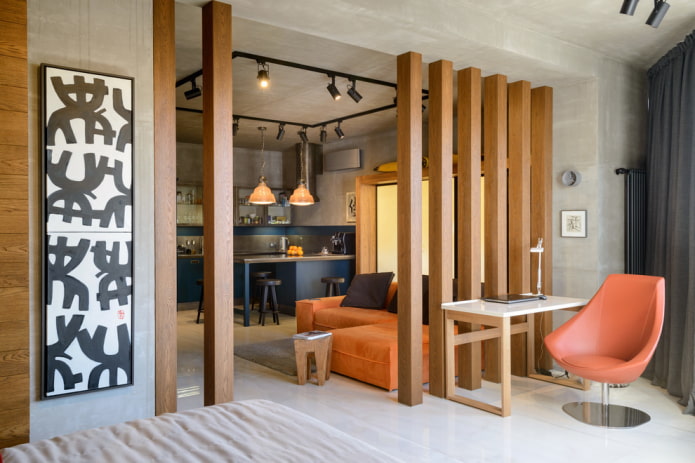 Studiodesign im Industriestil