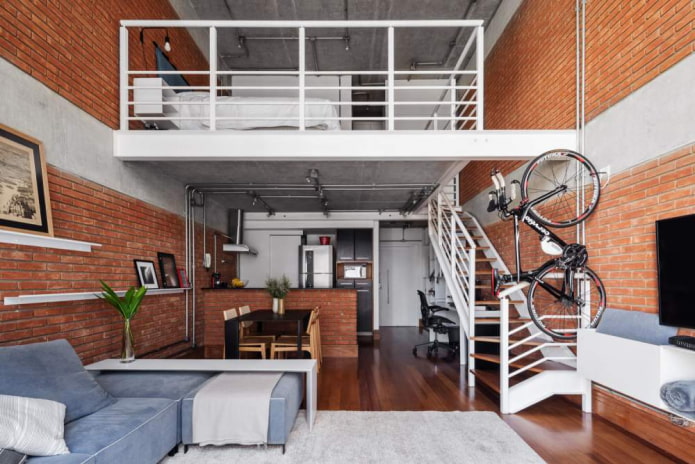 Studiodesign im Industriestil