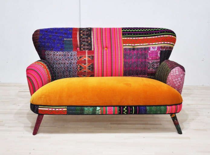 Patchwork-Sofa