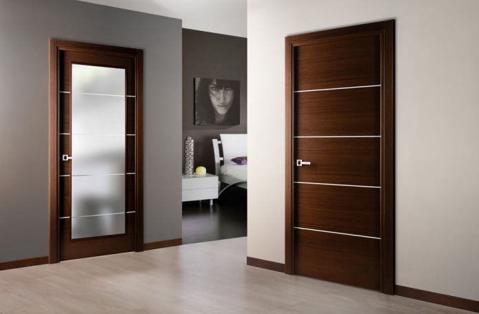 Türen in einem modernen Interieur