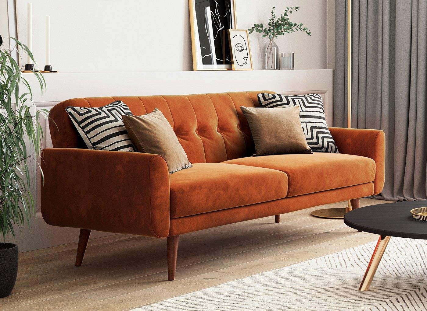 Terrakotta-Sofa