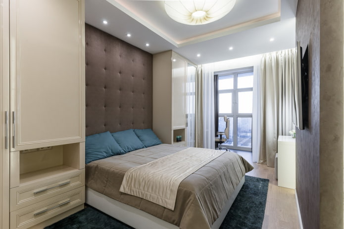 Spotbeleuchtung im Schlafzimmer