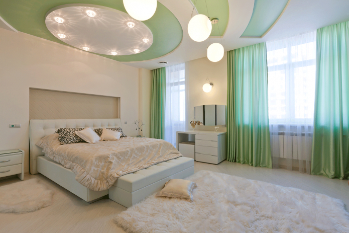 Spotbeleuchtung im Schlafzimmer