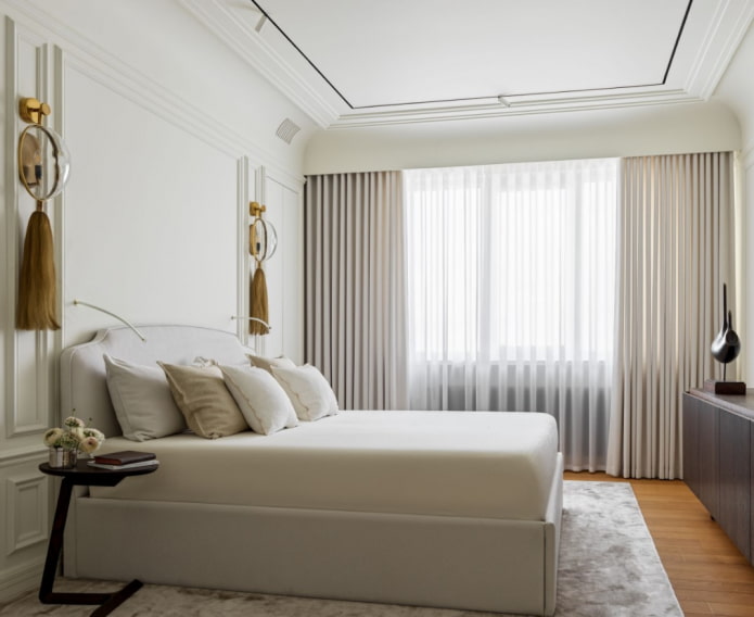Schienenbeleuchtung im Schlafzimmer