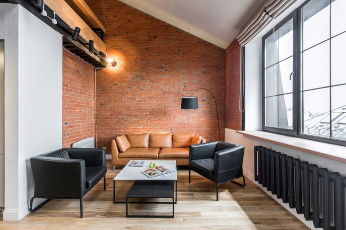 Innenraum im Loft-Stil
