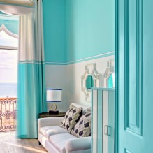 Tiffany-Farbe im Interieur: stilvoller Türkiston in Ihrem Zuhause-7