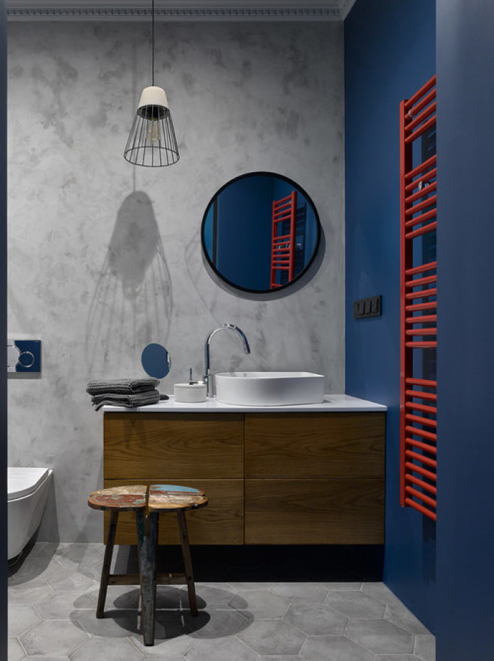 Farbkombination im Badezimmer