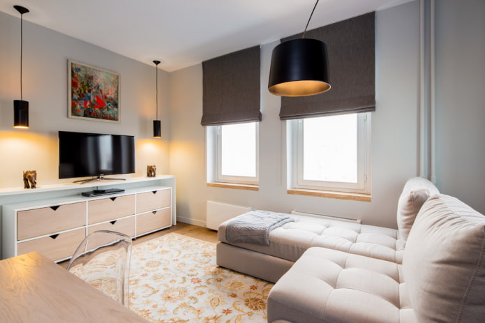 TV-Ständer im Wohnzimmer