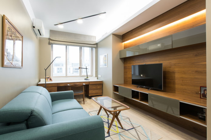 TV-Ständer im Wohnzimmer