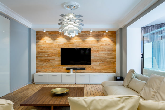 TV-Ständer in einem modernen Interieur