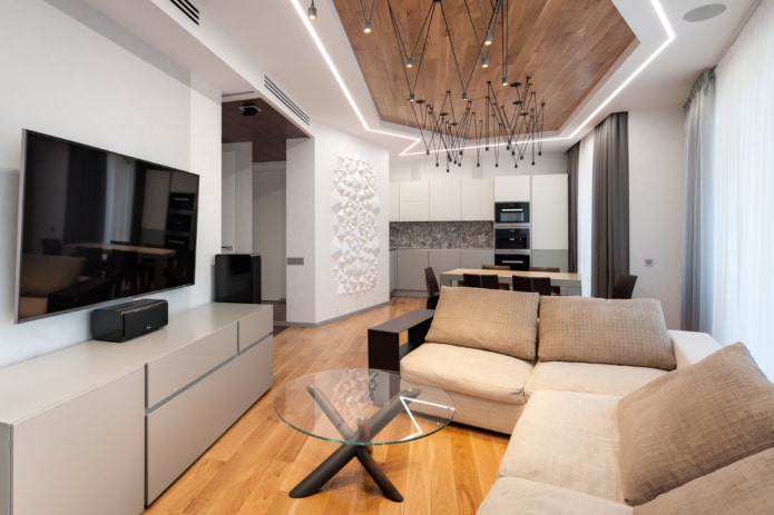 TV-Ständer in einem modernen Interieur