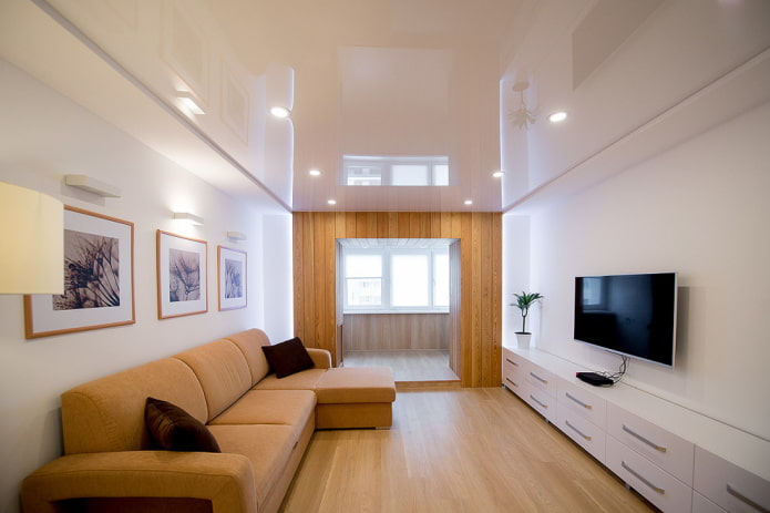TV-Ständer in einem modernen Interieur