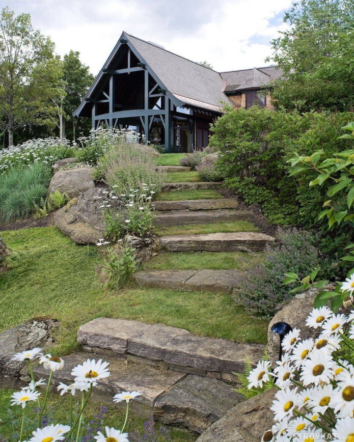 Weg zum Haus am Hang