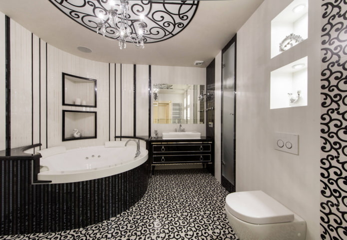 Ovale Eckbadewanne