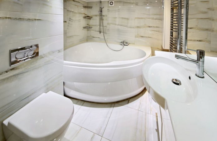 Kompaktes Badezimmer