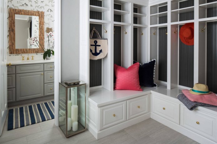 Garderobe im Flur