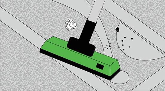 Schmutz von Linoleum entfernen