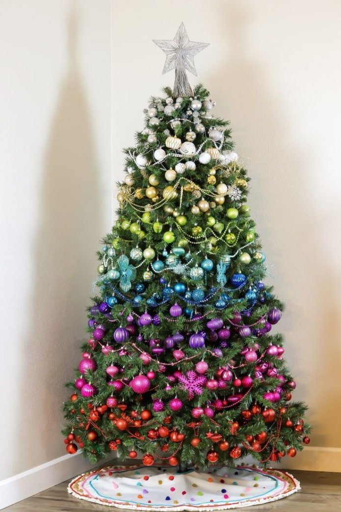 Bunter Weihnachtsbaum
