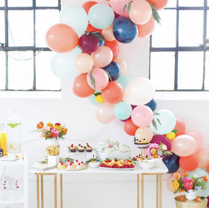 Bunte Ballons