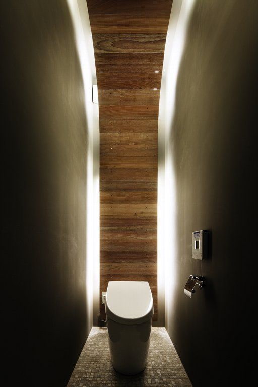 Licht hinter der Toilette
