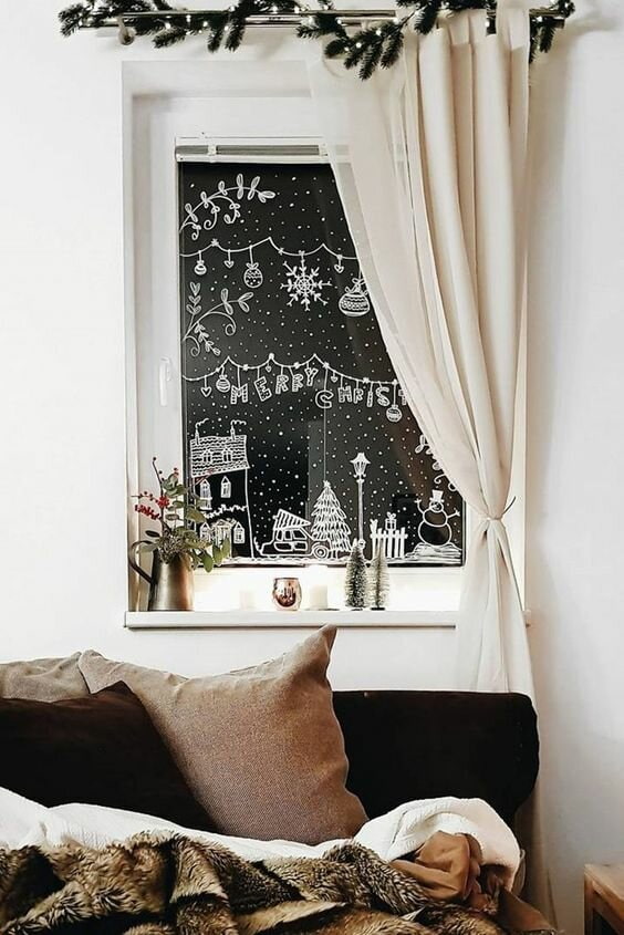 Bild auf Glas
