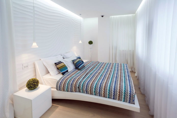 weißes Schlafzimmer