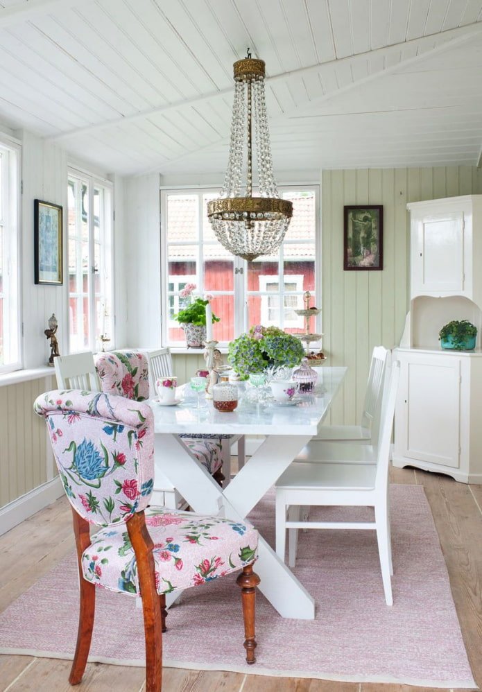 Esszimmer im Provence-Stil