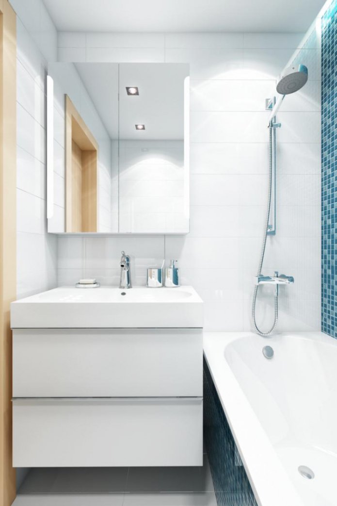 weißes Badezimmer