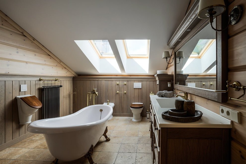 Badezimmer in einem Privathaus: Fotoübersicht der besten Ideen