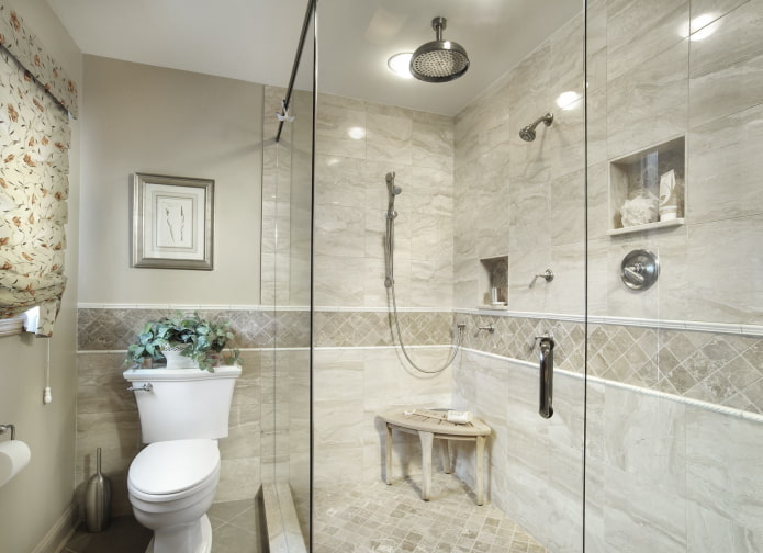 Duschbereich im Badezimmer