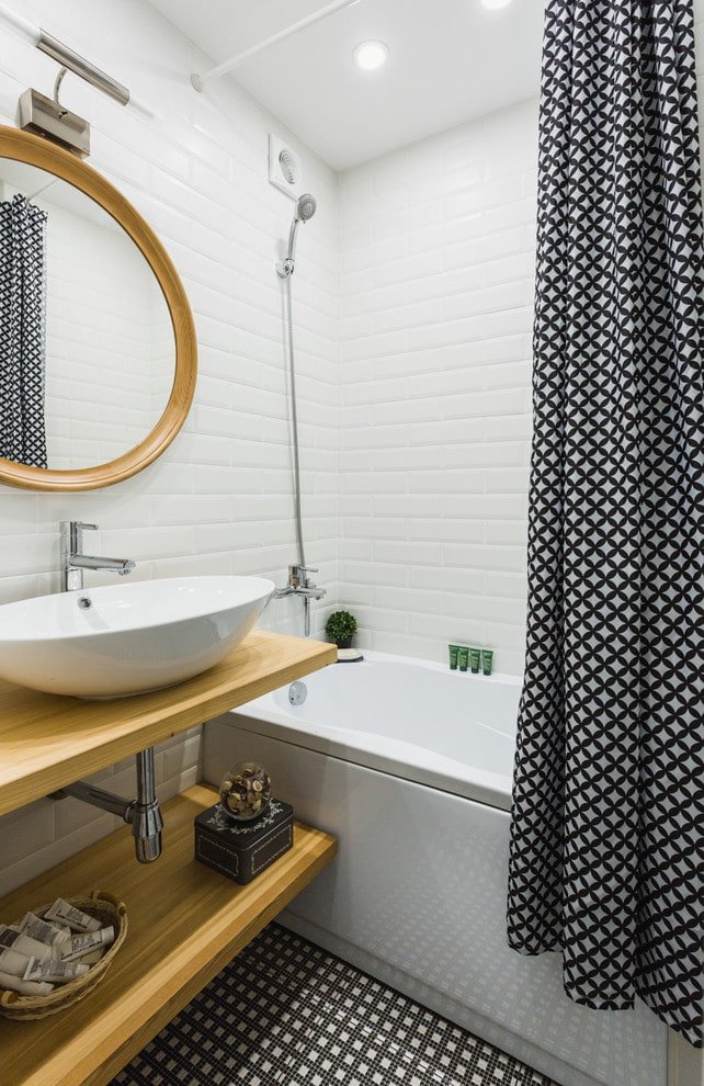 Badezimmer im skandinavischen Stil