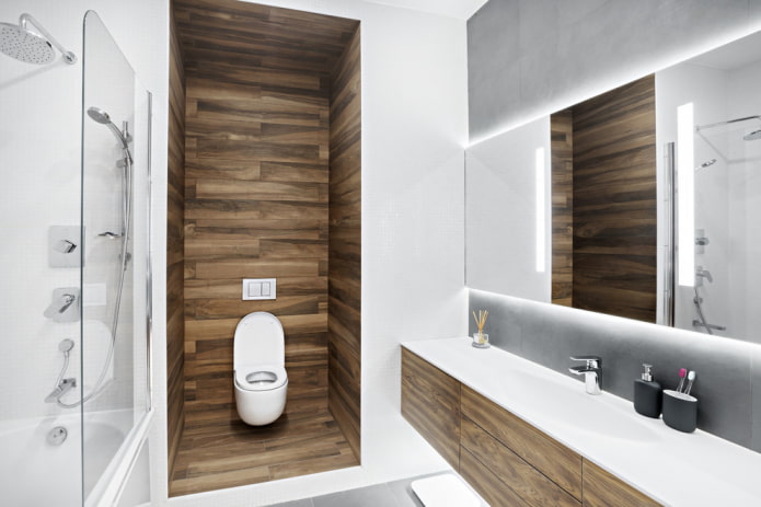 Badezimmer im skandinavischen Stil