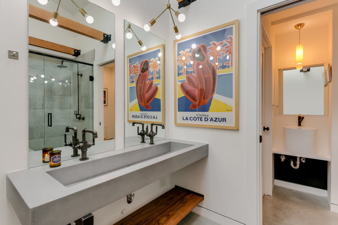 Badezimmermöbel im Loft-Stil