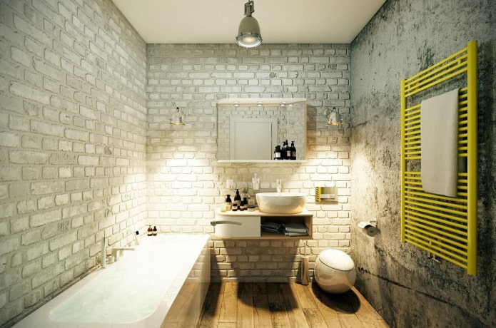 Loft im Badezimmer