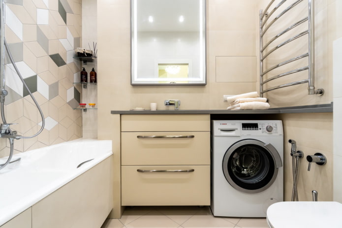 minimalistische Badezimmermöbel