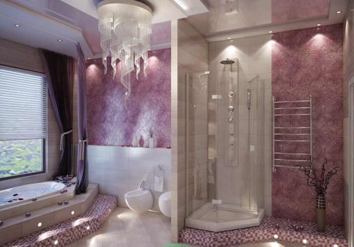 Venezianischer Dekorputz im Badezimmer