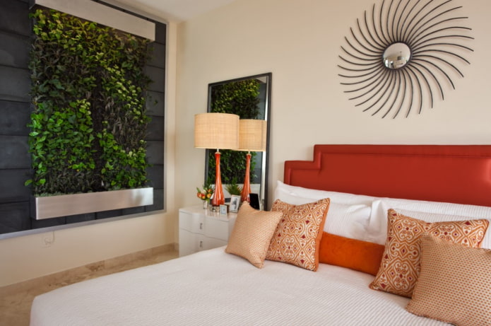 Phytopanel im Schlafzimmer