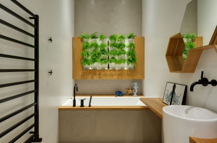 Phytomodule im Badezimmer