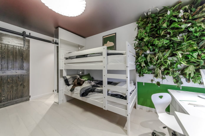 vertikales Gärtnern im Kinderzimmer