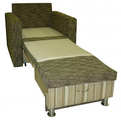 Sessel-Bett mit Ausziehmechanismus