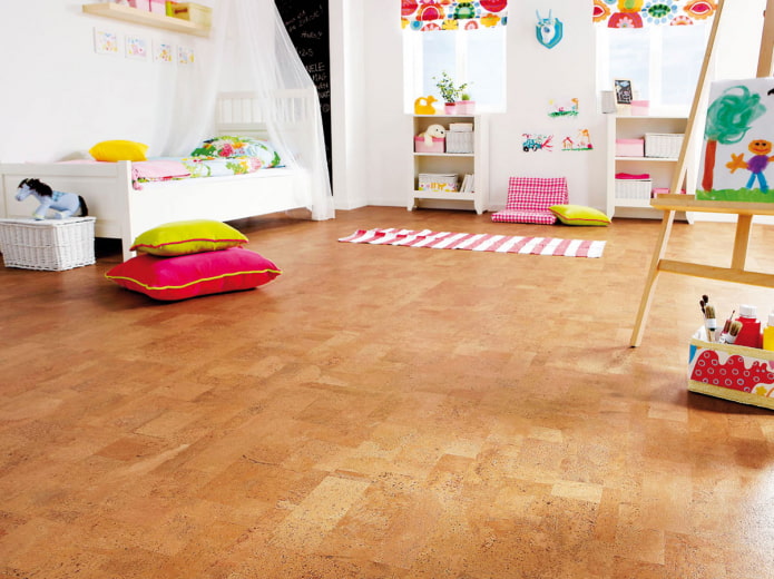 Korkboden im Kinderzimmer