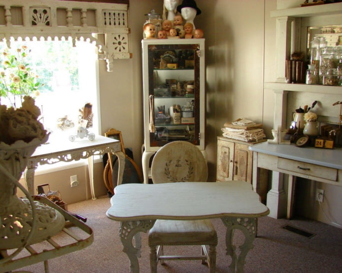 Büro im Vintage-Stil