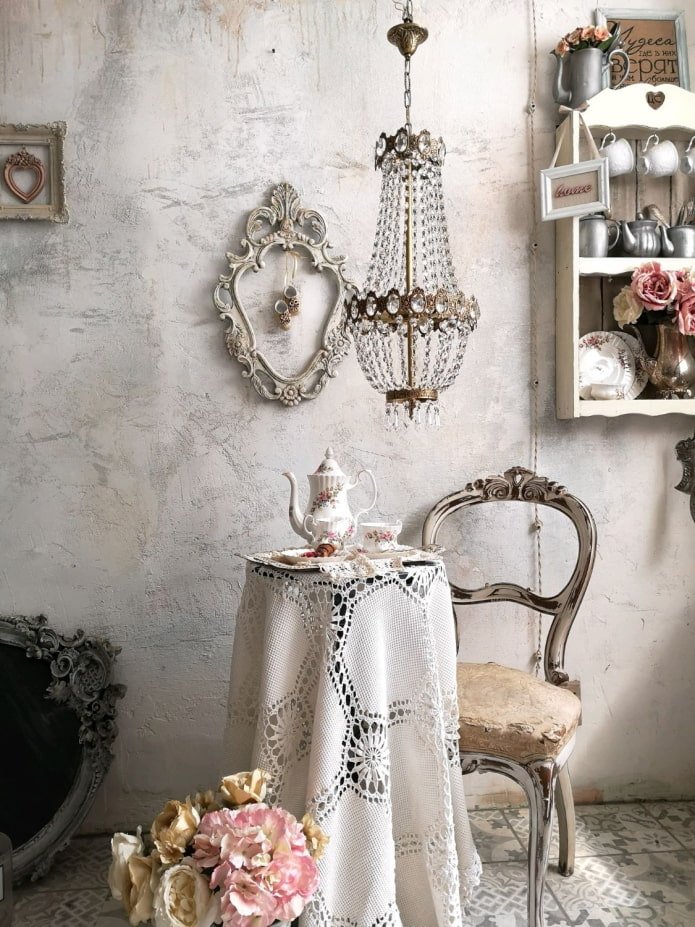 Wanddekoration im Vintage-Stil
