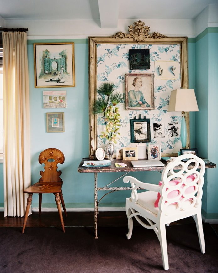 Farbpalette im Vintage-Stil