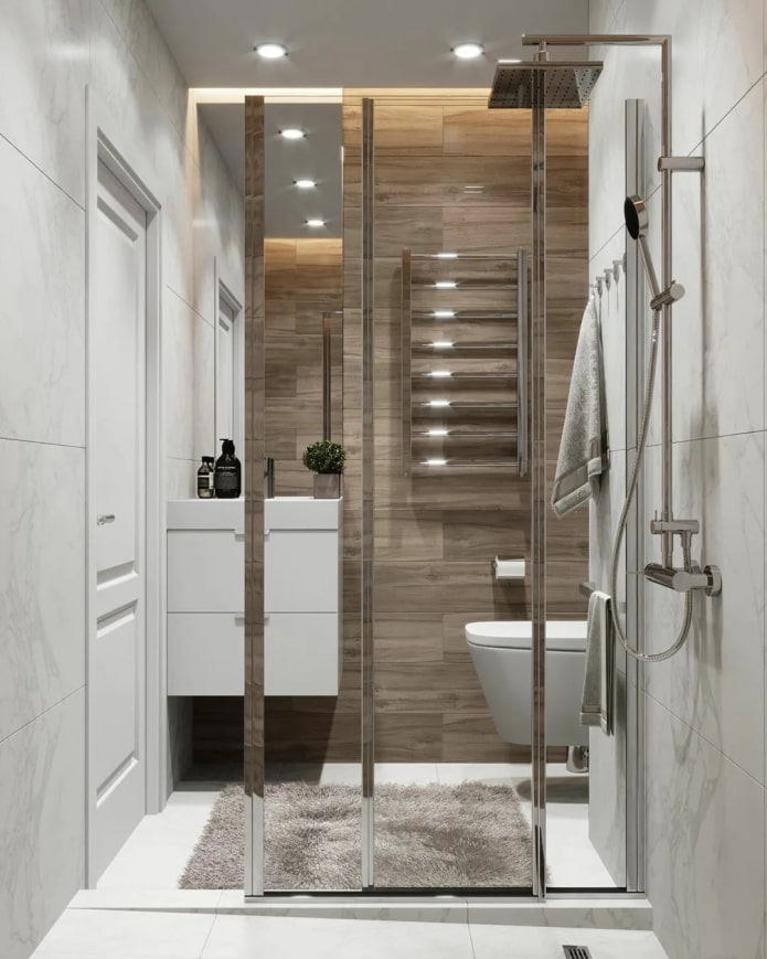 Duschbereich im Badezimmer