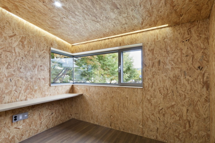 OSB-Platten im Haus